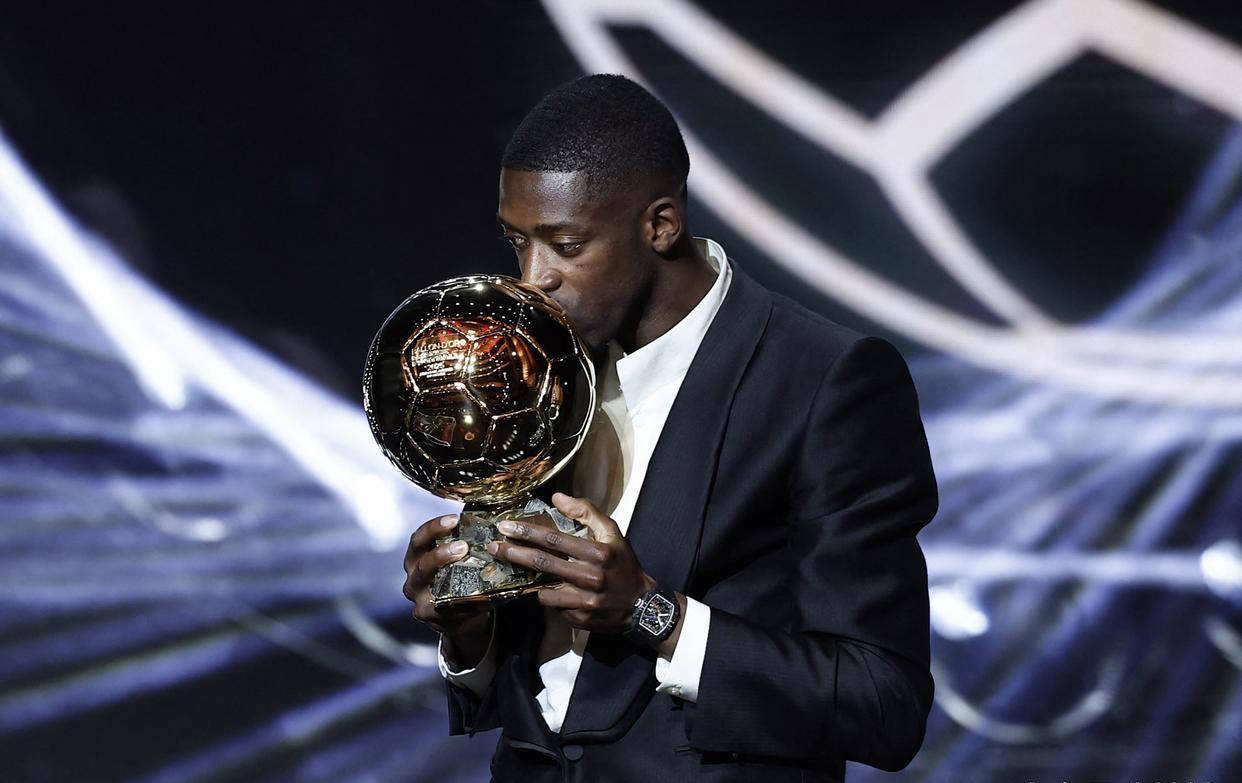 梅西率先祝贺登贝莱获金球奖，C罗等人缺席送祝福